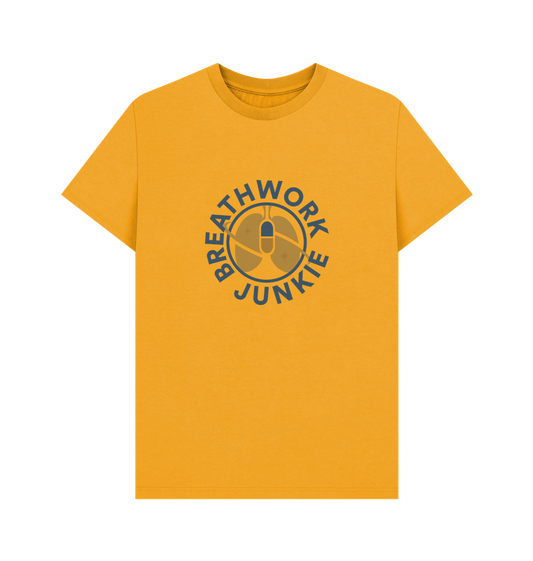 Mustard Printed T-shirt Front