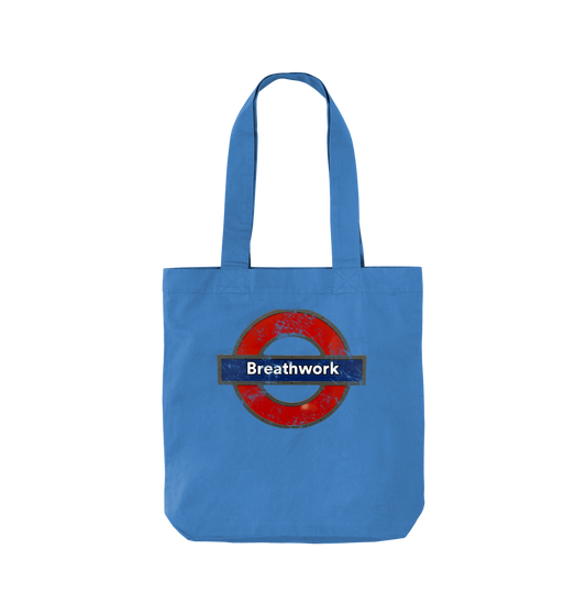 Cornflower Blue Printed Bag Front