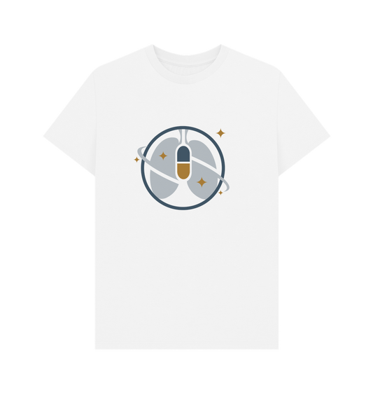 White Printed T-shirt Front